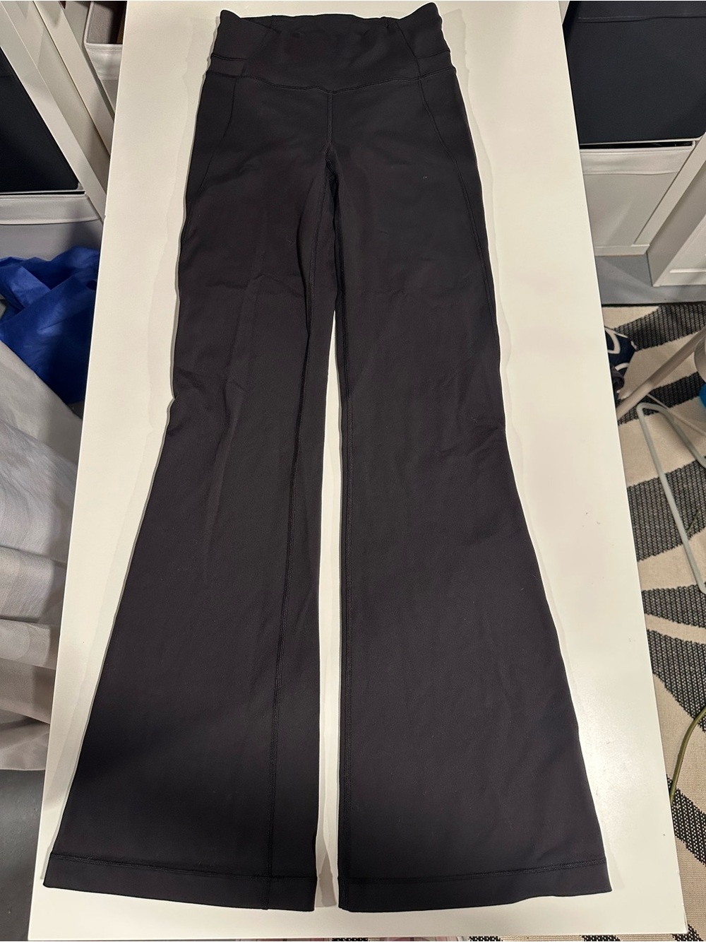 lululemon athletica Black Boot-Cut Yoga Pants
